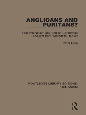 cover image of Anglicans and Puritans?